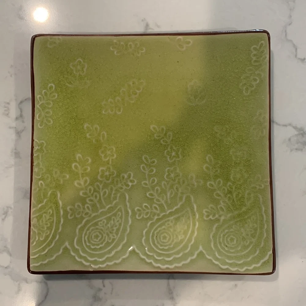2 Pier 1 Stoneware Plates
